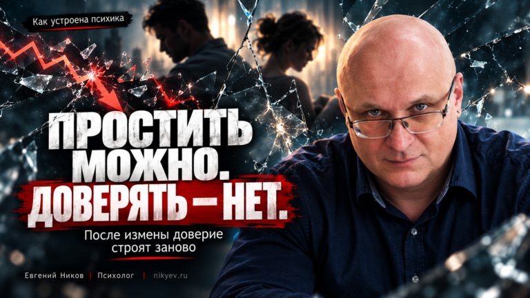 Психолог Евгений Ников на фоне отдалившихся супругов и разбитого стекла — можно ли восстановить доверие после измены
